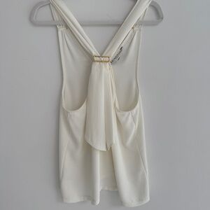 Sexy Trina Turk halter top with buckle detail